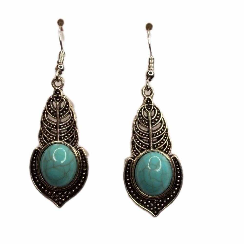 Bohemian earrings handmade costume jewelry